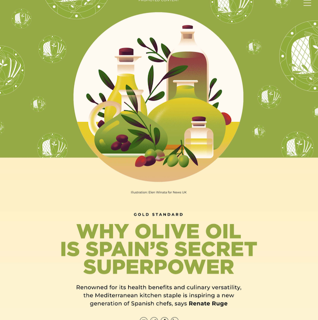 THE TIMES - Why Olive Oil is Spain's Secret Super Power